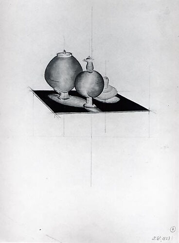 Drawing of Vessels (for Kandinsky's Class, Bauhaus)