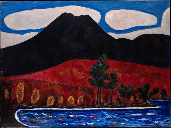 Mount Katahdin, Autumn, No. 2, Marsden Hartley  American, Oil on canvas