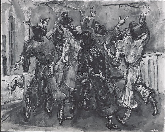 Hasidic Dance, Max Weber (American (born Russia), Bialystok 1881–1961 Great Neck, New York), Oil on canvas 