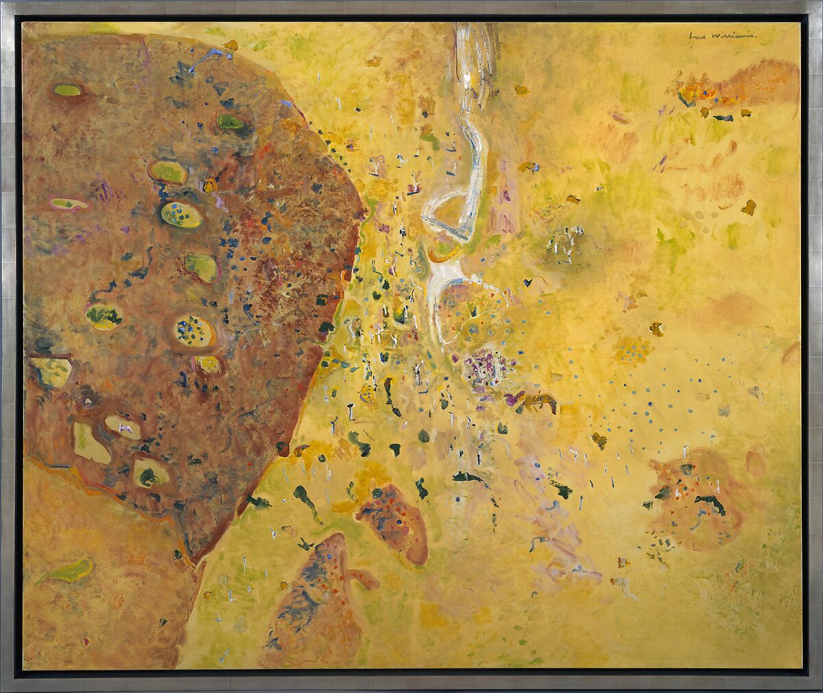 Winjana Gorge, Kimberleys, I, Fred Williams (Australian, 1927–1982), Oil on canvas 