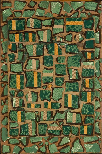 First Fruits, Rosalie Gascoigne (Australian, Auckland 1917–1999 Canberra), Torn and painted tar paper adhered to plywood 