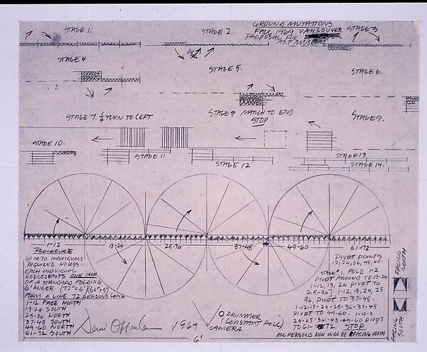 Ground Mutations, Dennis Oppenheim (American, Electric City, Washington 1938–2011 New York), Black line print 