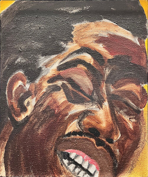 Portrait of Otis Spann, Frederick J. Brown (American, born Greensboro, Georgia 1945–2012 Scottsdale, Arizona), Oil on canvas 