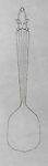 Design for No. 78 Sugar Spoon