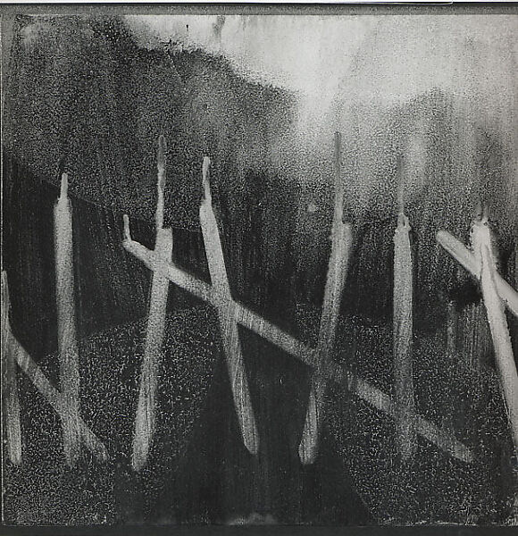 Elegy Number 9 (After MH's Iron Cross), Anthony Viti (American, born Rochester, New York, 1961), Oil on Masonite 
