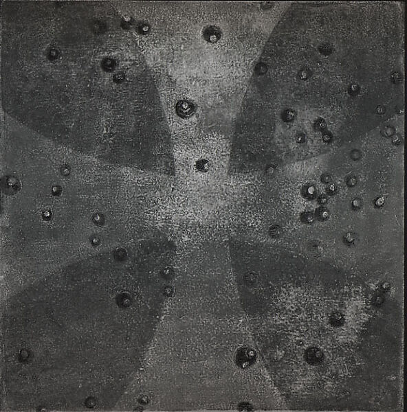 Elegy Number 21 (After MH's Iron Cross), Anthony Viti (American, born Rochester, New York, 1961), Oil on Masonite 