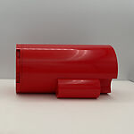 "Cifra 3" Table Clock, Gino Valle (Italian, Udine 1923–2003 Udine), Plastic, metal