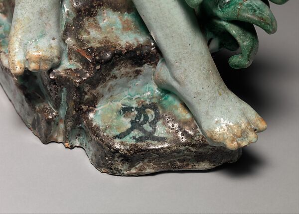 Statuette, René Buthaud (French, Saintes 1886–1986 Bordeaux), Glazed earthenware