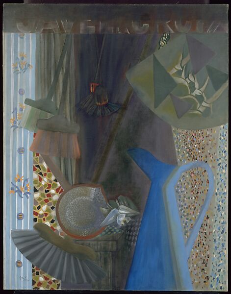 "Quincaillerie", Loren MacIver (American, New York 1909–1998 New York), Oil on canvas 