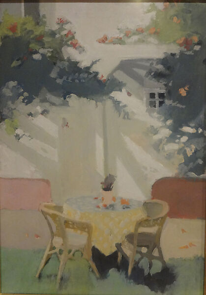 The Trumpet Vine, Fairfield Porter (American, Winnetka, Illinois 1907–1975 Southampton, New York), Oil on canvas 