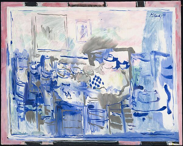 Interior, Reginald Pollack (American, Middle Village, New York 1924–2001 Palm Springs, California), Oil on canvas 
