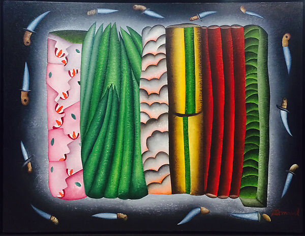 Landscape with Knives, Antonio Henrique Amaral (Brazilian, São Paulo 1935–2015 São Paulo), Oil on canvas 