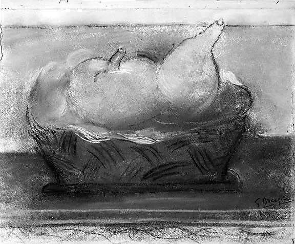 Georges Braque - Still Life (recto); Guitar (verso) - The