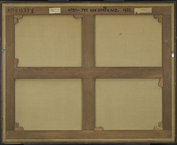 Untitled, Afro (Italian, Udine 1912–1976 Zürich), Oil on canvas