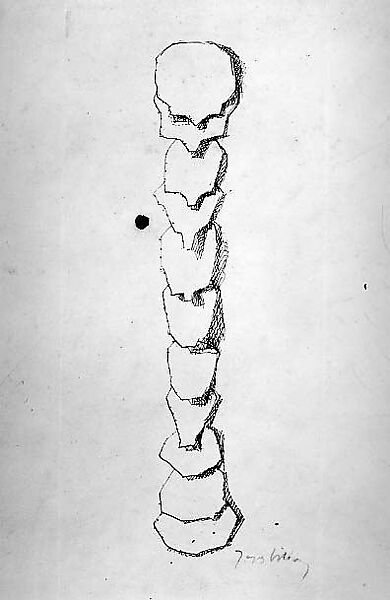 Study of Baudelaire, Jacques Villon (French, Damville 1875–1963 Puteaux), Pen and ink on paper 