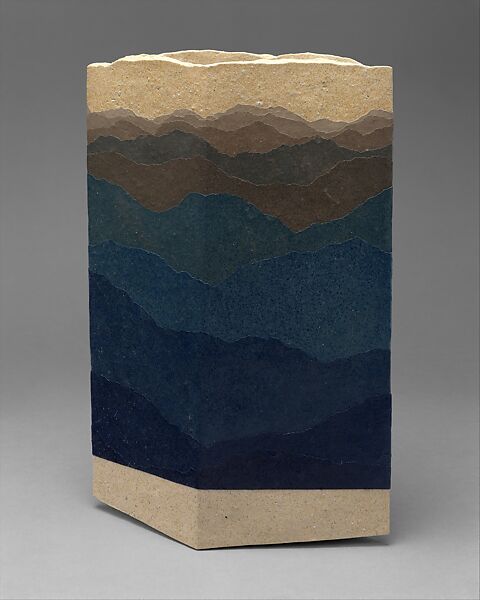 Vase, Zenji Miyashita (Japanese, Kyoto 1939–2012), Stoneware 