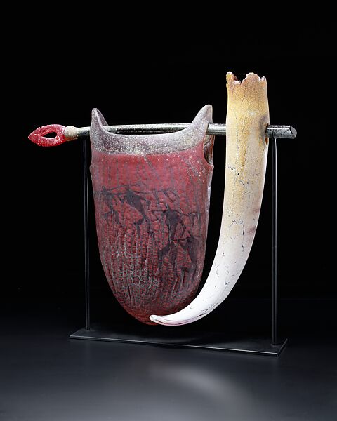 Suspended Artifact, William Morris (American, born Carmel, California, 1957), Glass, iron 