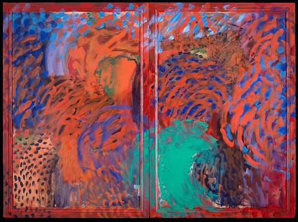 When did we go to Morocco?, Howard Hodgkin (British, London 1932–2017 London), Oil on wood 