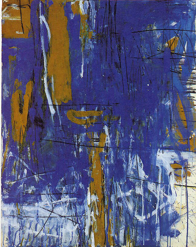Blue I, Fritz Bultman (American, New Orleans, Lousiana 1919–1985 Provincetown, Massachusetts), Gouache and graphite on paper 