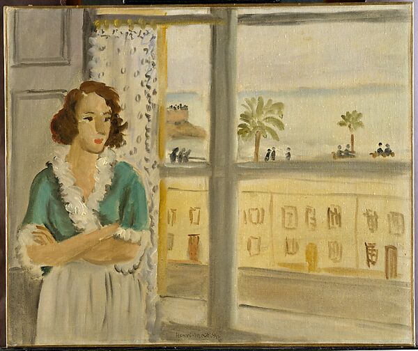 Girl by a Window, Henri Matisse (French, Le Cateau-Cambrésis 1869–1954 Nice), Oil on canvas 