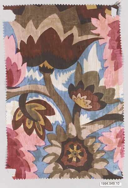 Textile sample, Wiener Werkstätte, Silk 