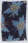 "Indigo" Textile Sample, Maria Vera Brunner (Austrian, 1885–1965), Silk 