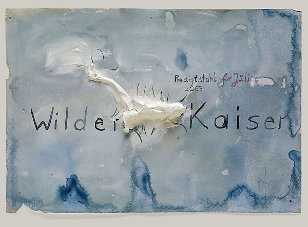 Wild Emperor, Anselm Kiefer  German, Watercolor and acrylic on paper