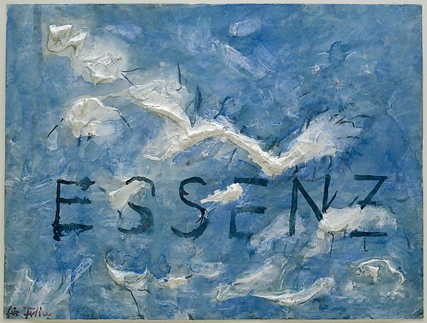 Essence, Anselm Kiefer  German, Watercolor, acrylic, and ballpoint pen on paper