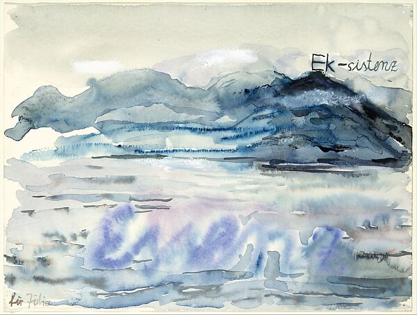 Essence/Ex-sistence, Anselm Kiefer  German, Watercolor and opaque watercolor on paper