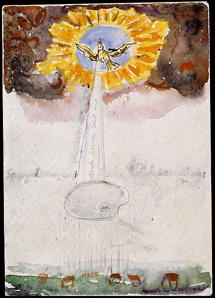 Send Forth your Spirit, Anselm Kiefer  German, Watercolor, opaque watercolor, brush and black ink, black ballpoint pen, and colored pencil on paper