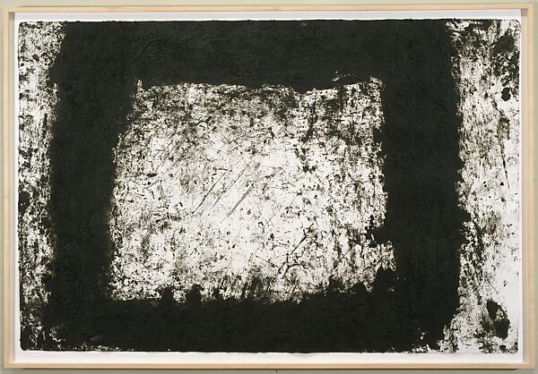 Broad Cove Marsh II, Richard Serra (American, San Francisco, California, 1938–2024 Orient, New York), Melted paintstick on paper 
