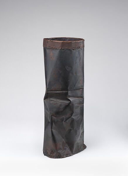 Vessel #1063, June Schwarcz (American, Denver, Colorado 1918–2015 Sausalito, California), Electroplated copper foil and enamel
