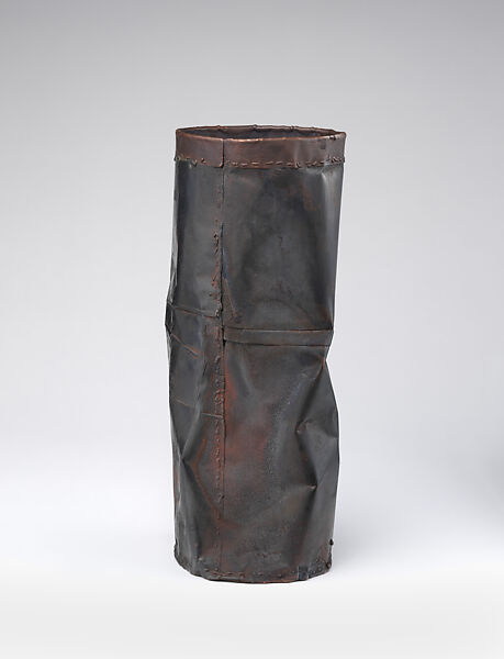 Vessel #1063, June Schwarcz (American, Denver, Colorado 1918–2015 Sausalito, California), Electroplated copper foil and enamel