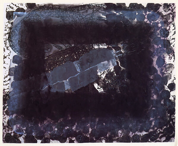 Venice, Night, from ¦Venetian Views¦, Howard Hodgkin (British, London 1932–2017 London), Hand-colored aquatint and carborundum 