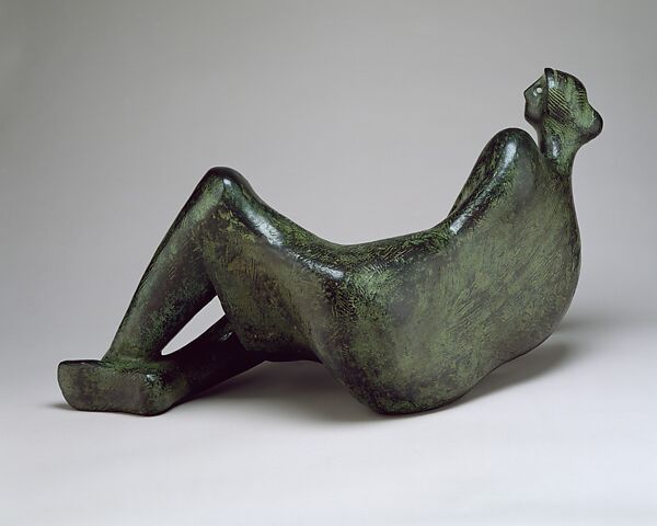 Reclining Figure, No. 4, Henry Moore (British, Castleford 1898–1986 Much Hadham), Bronze