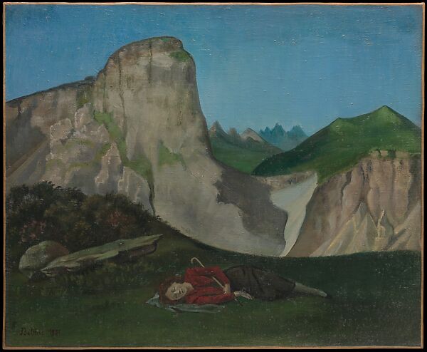 Summertime, Balthus (Balthasar Klossowski) (French, Paris 1908–2001 Rossinière), Oil on canvas 