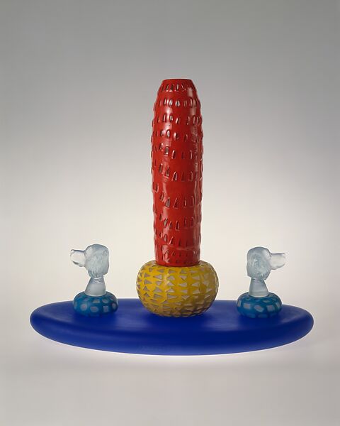 Blue Boy's Mamie, Richard Marquis (American, born Bumblebee, Arizona, 1945), Glass (blown and cast) 