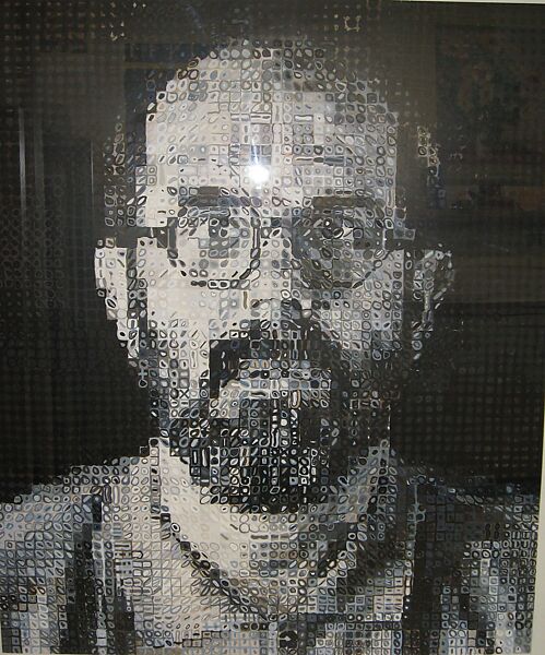 Self-Portrait, Chuck Close (American, Monroe, Washington, 1940–2021 Oceanside, New York), Silkscreen, ed. 50/50 