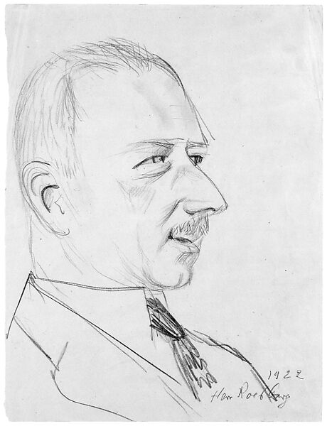 Max Roesberg, Dresden, Otto Dix (German, Untenhaus 1891–1969 Singen), Graphite on paper 