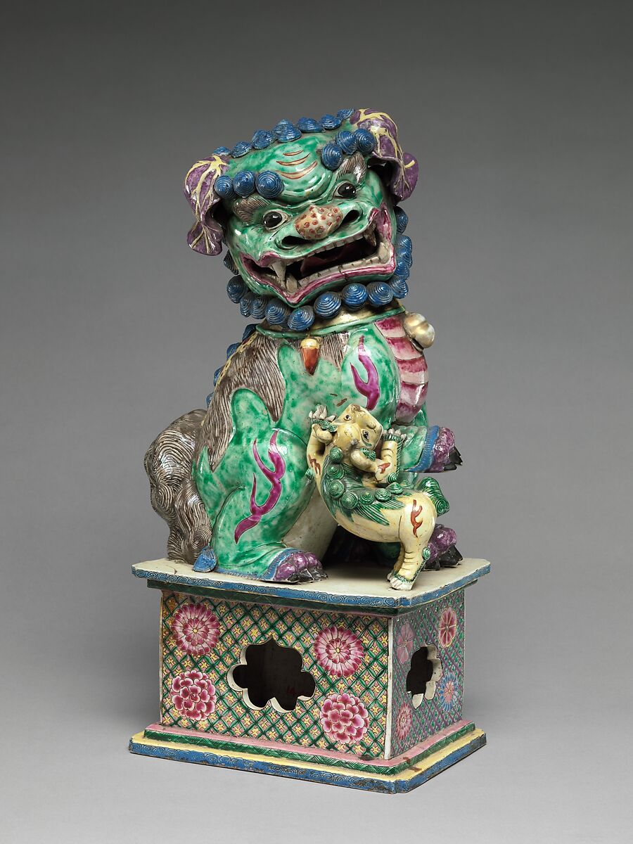 Figure of a Lion, Porcelain, China 