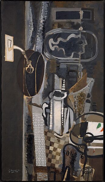 The Studio, III, Georges Braque (French, Argenteuil 1882–1963 Paris), Oil on canvas 