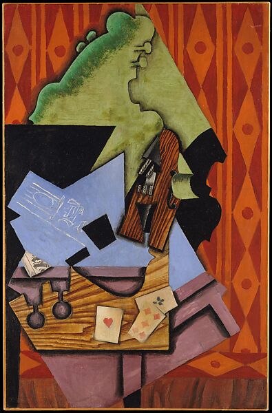 Juan Gris, Violin and Playing Cards on a Table