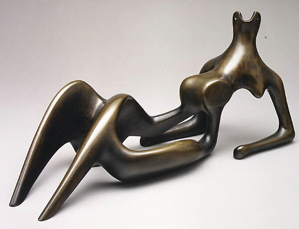Reclining Nude, Henry Moore (British, Castleford 1898–1986 Much Hadham), Bronze 