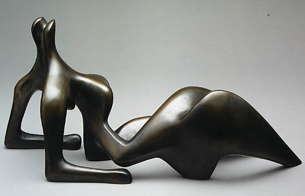 Reclining Nude, Henry Moore (British, Castleford 1898–1986 Much Hadham), Bronze