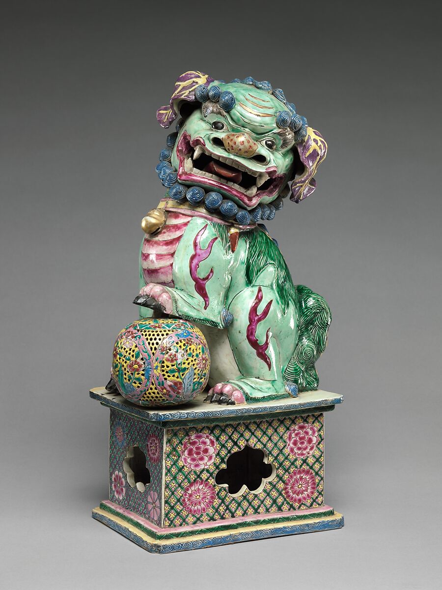 Figure of a Lion, Porcelain, China 