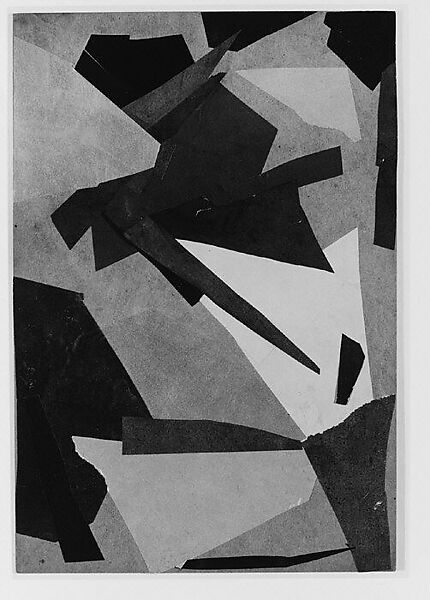 Untitled, Tony Smith (American, South Orange, New Jersey 1912–1980 New York, New York), Cut and pasted papers on cardboard 