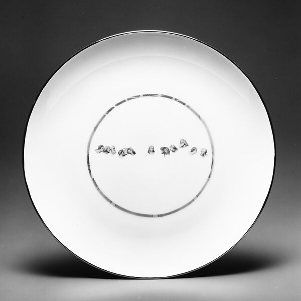 The Last Supperware, Howard Kottler (American, Cleveland, Ohio 1930–1989 Seattle, Washington), Porcelain, decals