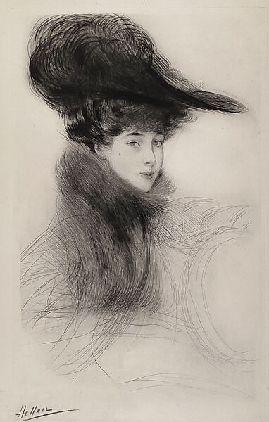 Consuelo Vanderbilt, Duchess of Marlborough, Paul-César Helleu (French, Vannes 1859–1927 Paris), Drypoint 