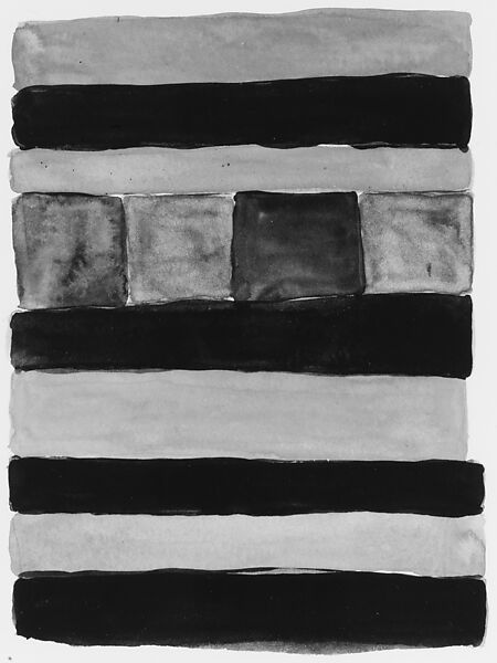Malloy (Mexico), Sean Scully (American, born Dublin, 1945), Watercolor and graphite on paper 