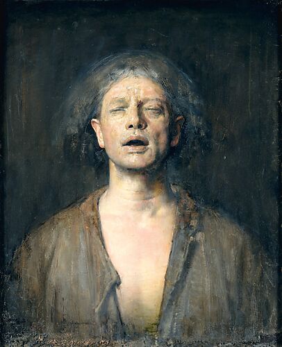 Self-Portrait with Eyes Closed